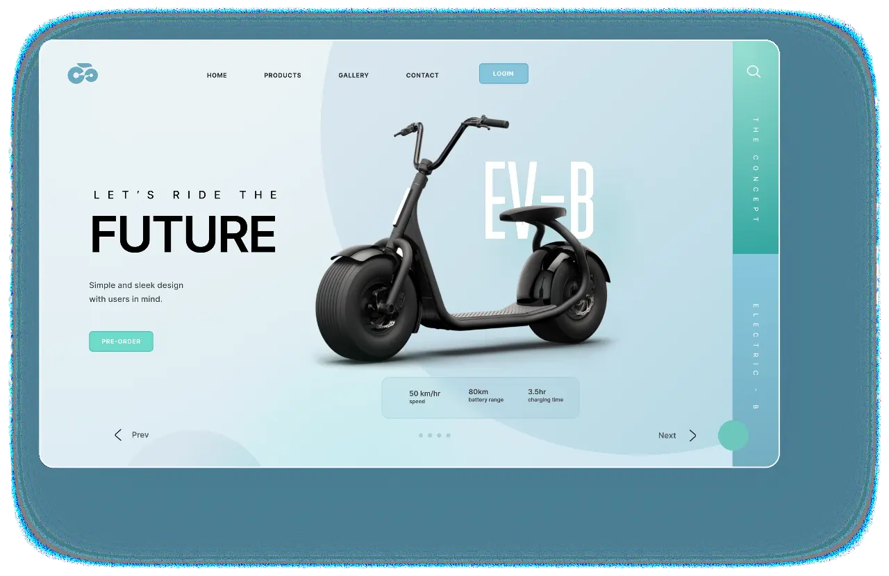 IonRide Website